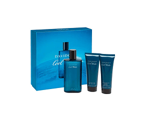 Perfume Cool Water Varon Edt 125 ml / Shower Gel 75 ml / After Shave 75 ml Estuche