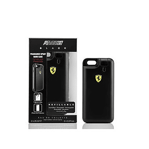 Perfume Ferrari Black Hombre Edt 25 ml X 2 + Carcasa Iphone 6 - 6S