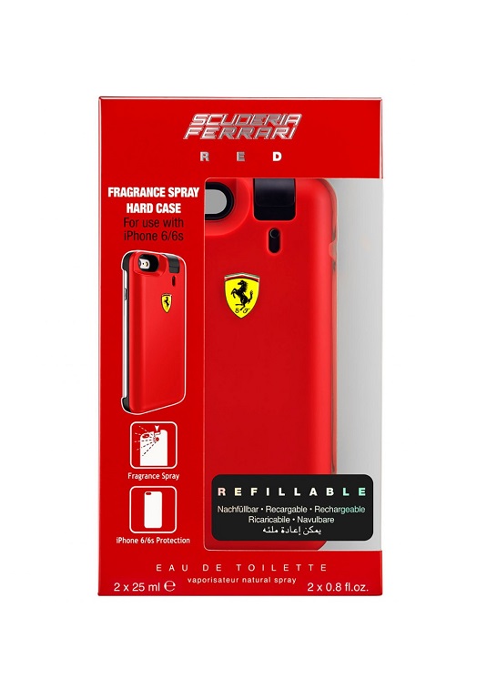 Perfume Ferrari Red Hombre Edt 25 ml X 2 + Carcasa Iphone 6 - 6S