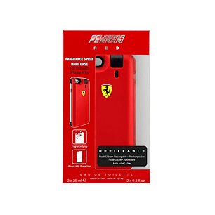 Perfume Ferrari Red Hombre Edt 25 ml X 2 + Carcasa Iphone 6 - 6S