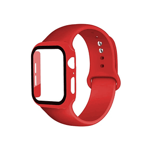 Vidrio Estuche Correa De Reloj Songz Watch 45 Mm Red 617930343161