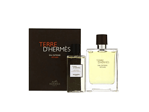 Perfume Terre Dhermes Eau Intense Vetiver Varon Edp 100 ml / Shower Gel 80 ml Estuche