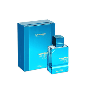 Perfume Al Haramain Amber Oud Aqua Dubai Hombre Extrait De Parfum 75 ml