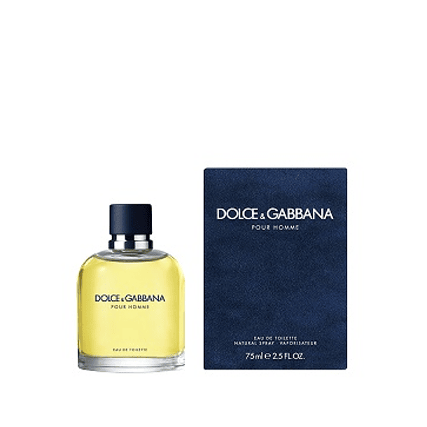 perfume dolce gabbana pour homme hombre edt 75 ml