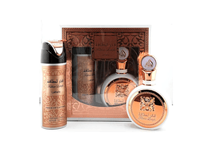 Perfume Lattafa Fakhar Mujer Edp 100 ml / Desodorante 200 ml Estuche