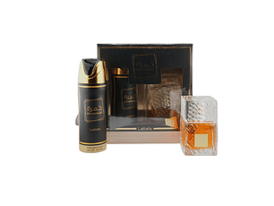 Perfume Lattafa Khamrah Unisex Edp 100 ml / Desodorante 200 ml Estuche