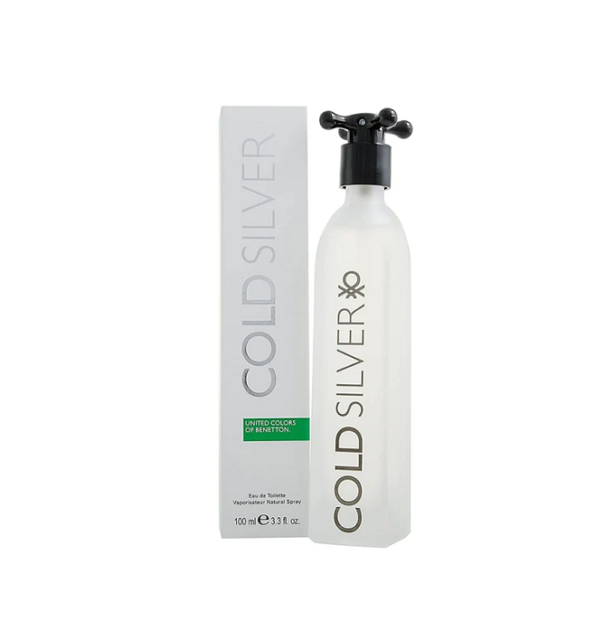 PERFUME COLD SILVER BENETTON UNISEX EDT 100 ML