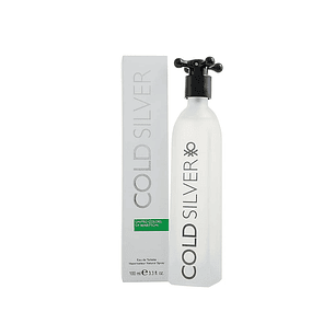 PERFUME COLD SILVER BENETTON UNISEX EDT 100 ML