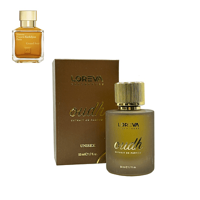 Perfume Loreva Amber Oudh Clon Grand Soir Maison Francis Kurkdjian Unisex Extrait De Parfum 50 Ml