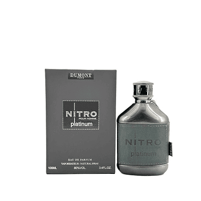 Perfume Nitro Platinum Dumont Hombre Edp 100 Ml