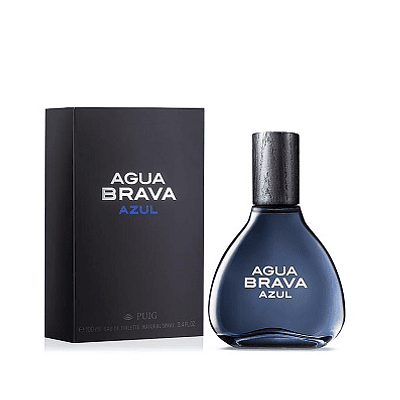 Perfume Agua Brava Azul Con Spray Hombre Edt 100 Ml