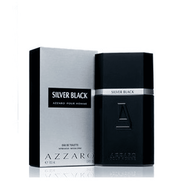 PERFUME AZZARO SILVER BLACK HOMBRE EDT 100 ML