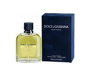 PERFUME DOLCE GABBANA POUR HOMME VARON EDT 200 ML