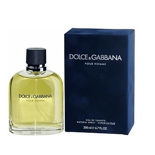PERFUME DOLCE GABBANA POUR HOMME VARON EDT 200 ML