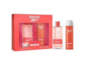 Perfume Reebok Move Your Spirit Mujer Edt 100 ml / Desodorante 150 ml Estuche