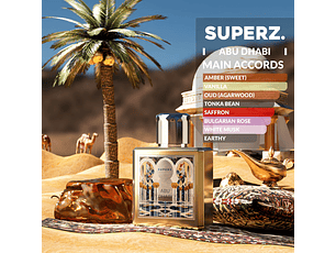 PERFUME SUPERZ ABU DHABI UNISEX EXTRAIT DE PARFUM 50 ML
