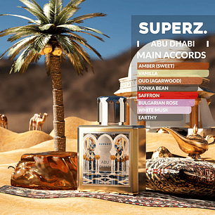 PERFUME SUPERZ ABU DHABI UNISEX EXTRAIT DE PARFUM 50 ML