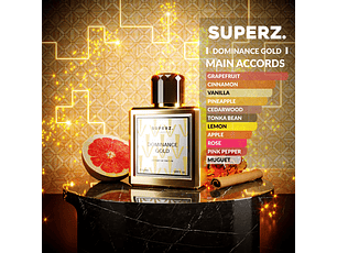 PERFUME SUPERZ DOMINANCE GOLD MAN EXTRAIT DE PARFUM 50 ML