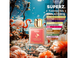PERFUME SUPERZ FLAMINGO FIZZ UNISEX EXTRAIT DE PARFUM 50 ML