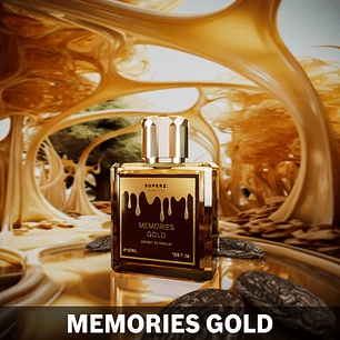 PERFUME SUPERZ MEMORIES GOLD UNISEX EXTRAIT DE PARFUM 50 ML