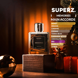 PERFUME SUPERZ MEMORIES UNISEX EXTRAIT DE PARFUM 50 ML