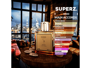 PERFUME SUPERZ SOHO UNISEX EXTRAIT DE PARFUM 50 ML