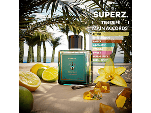 PERFUME SUPERZ TENERIFE MAN EXTRAIT DE PARFUM 50 ML
