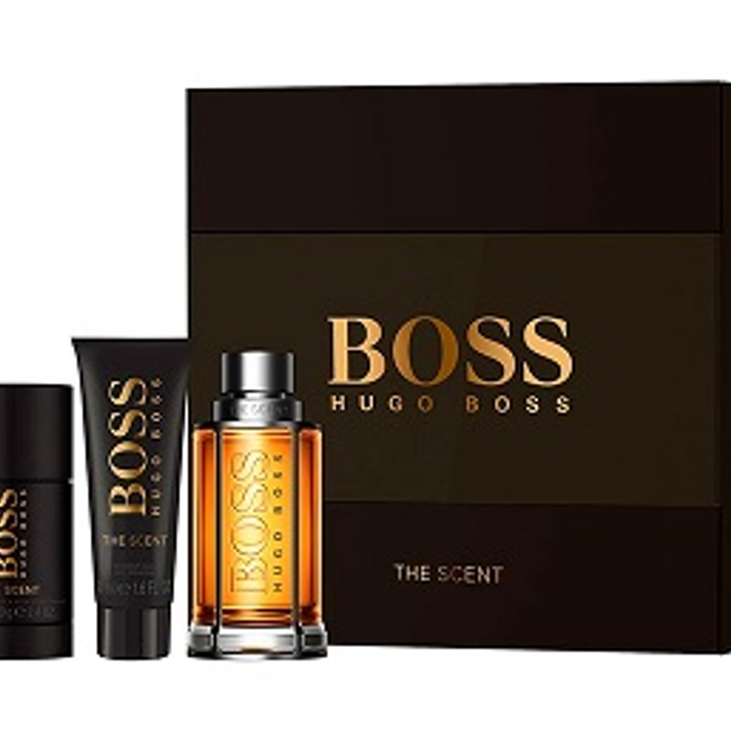 PERFUME BOSS THE SCENT VARON EDT 100 ML / PEN SPRAY 10 ML / SHOWER GEL 100 ML ESTUCHE