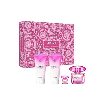 Perfume Bright Crystal Dama Edt 90 Ml / 5 Ml / Shower Gel 100 Ml / Body Lotion 100  Ml Estuche