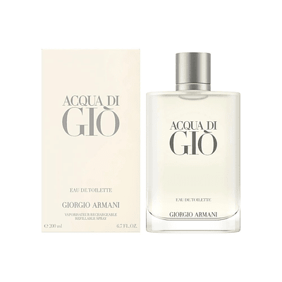 Perfume Acqua Di Gio Recargable Varon Edt 200 Ml