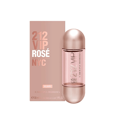 Perfume 212 Vip Rose Elixir Mujer Edp 30 Ml