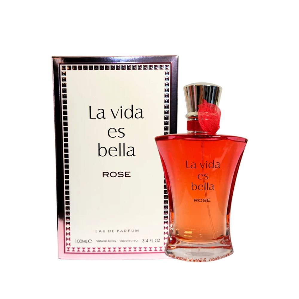 PERFUME FRAGRANCE WORLD LA VIDA ES BELLA ROSE MUJER EDP 100 ML