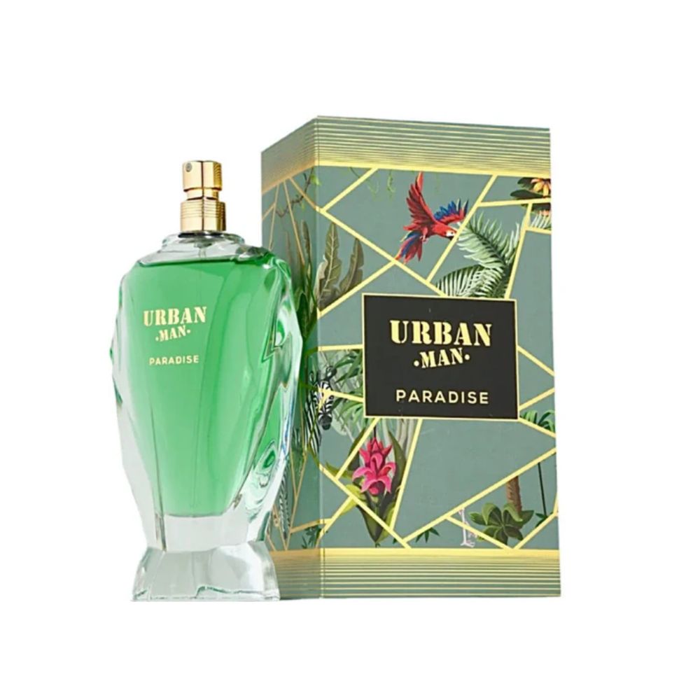 Fragrance World Urban Man Paradise Edp 90ML Hombre (Jpg Le Beau Paradise Garden)