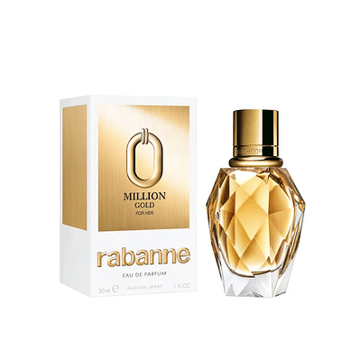 Perfume Lady Million Gold Recargable Dama Edp 30 Ml