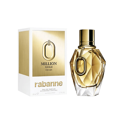 Perfume Lady Million Gold Recargable Dama Edp 50 Ml