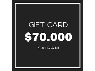 Gift Card de regalo $70.000