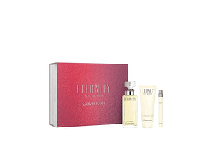 PERFUME ETERNITY DAMA EDP 100 ML / 10 ML / BODY LOTION 100 ML ESTUCHE