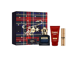 PERFUME JEAN PAUL GAULTIER SCANDAL INTENSE HOMBRE EDP 100 ML / EDP 10 ML / SHOWER GEL 75 ML ESTUCHE