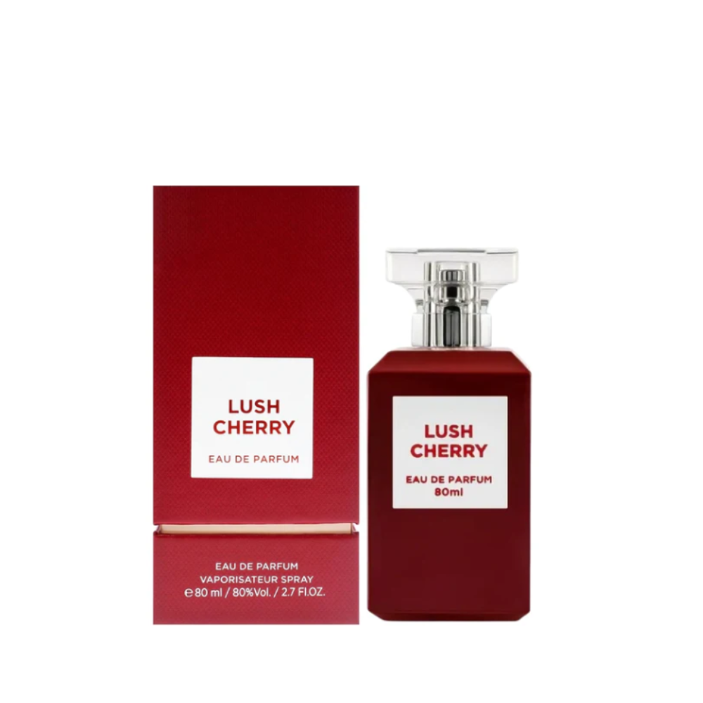 Fragrance World Lush Cherry edp 80ml Unisex (Inspirado en Lost Cherry de Tom Ford)