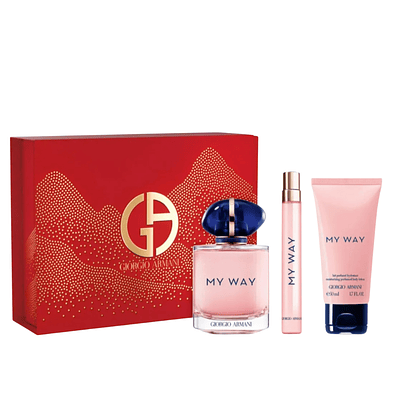 Perfume My Way Giorgio Armani Dama Edp 90 Ml / 10 Ml / Body Lotion 50 Ml Estuche