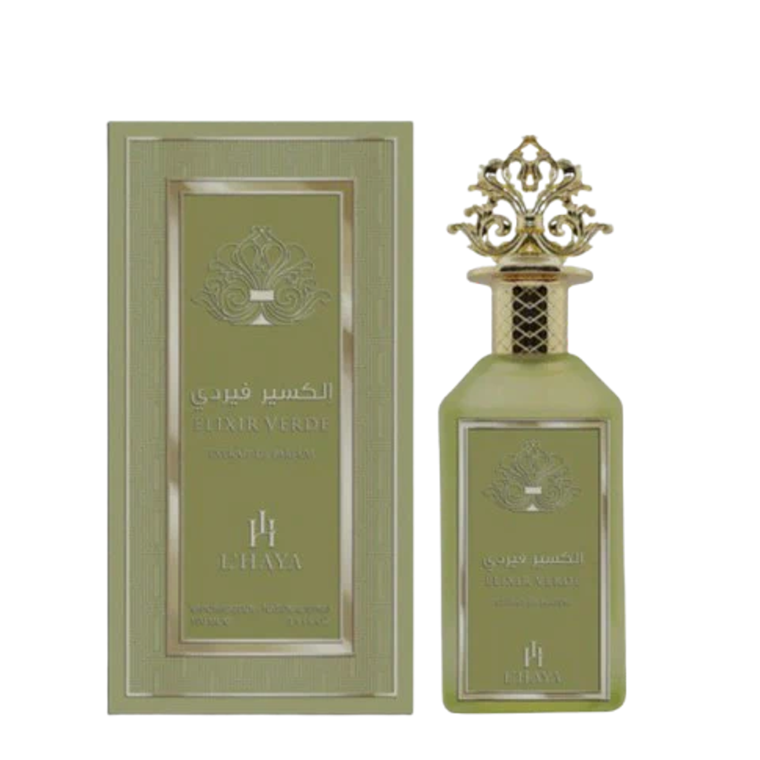 PERFUME LHAYA ELIXIR VERDE UNISEX EXTRAIT DE PARFUM 100 ML 