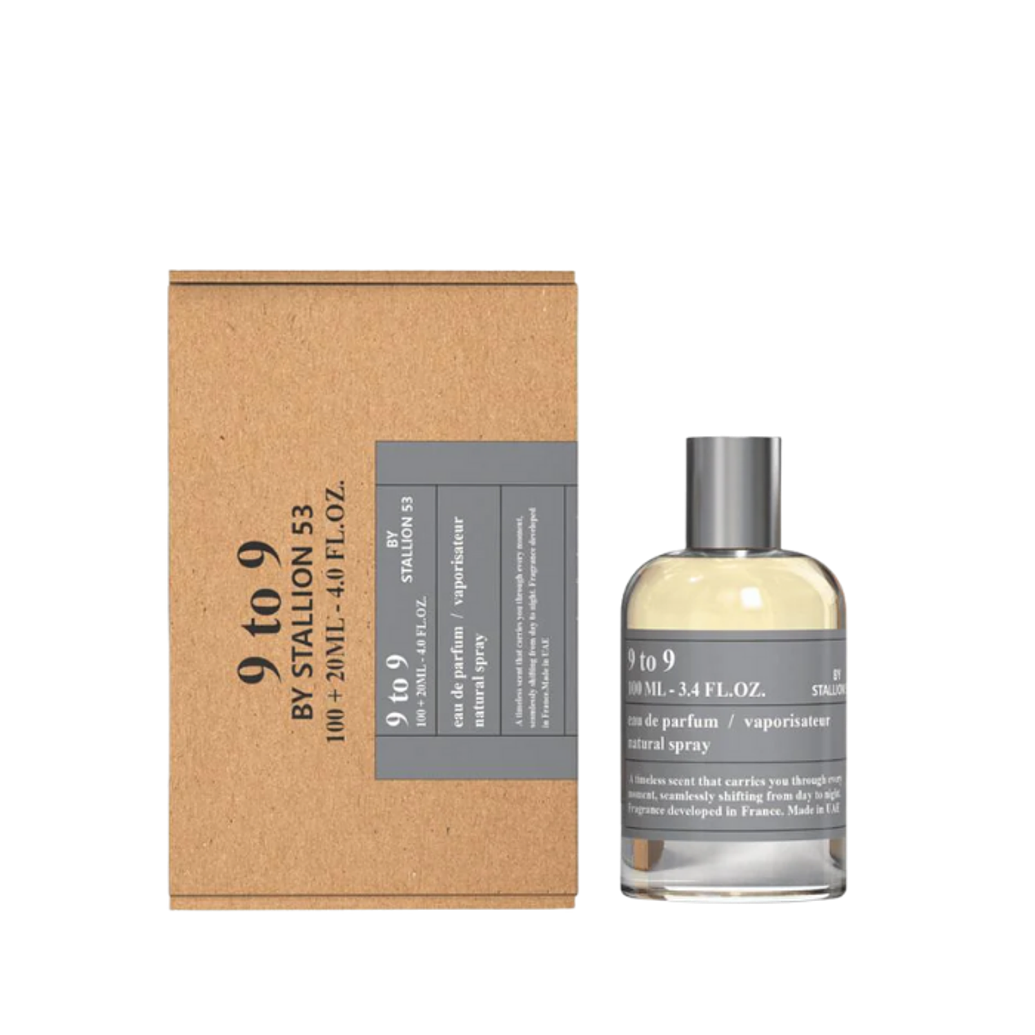 PERFUME EMPER 9 TO 9 BY STALLION 53 UNISEX EDP 100ML 1