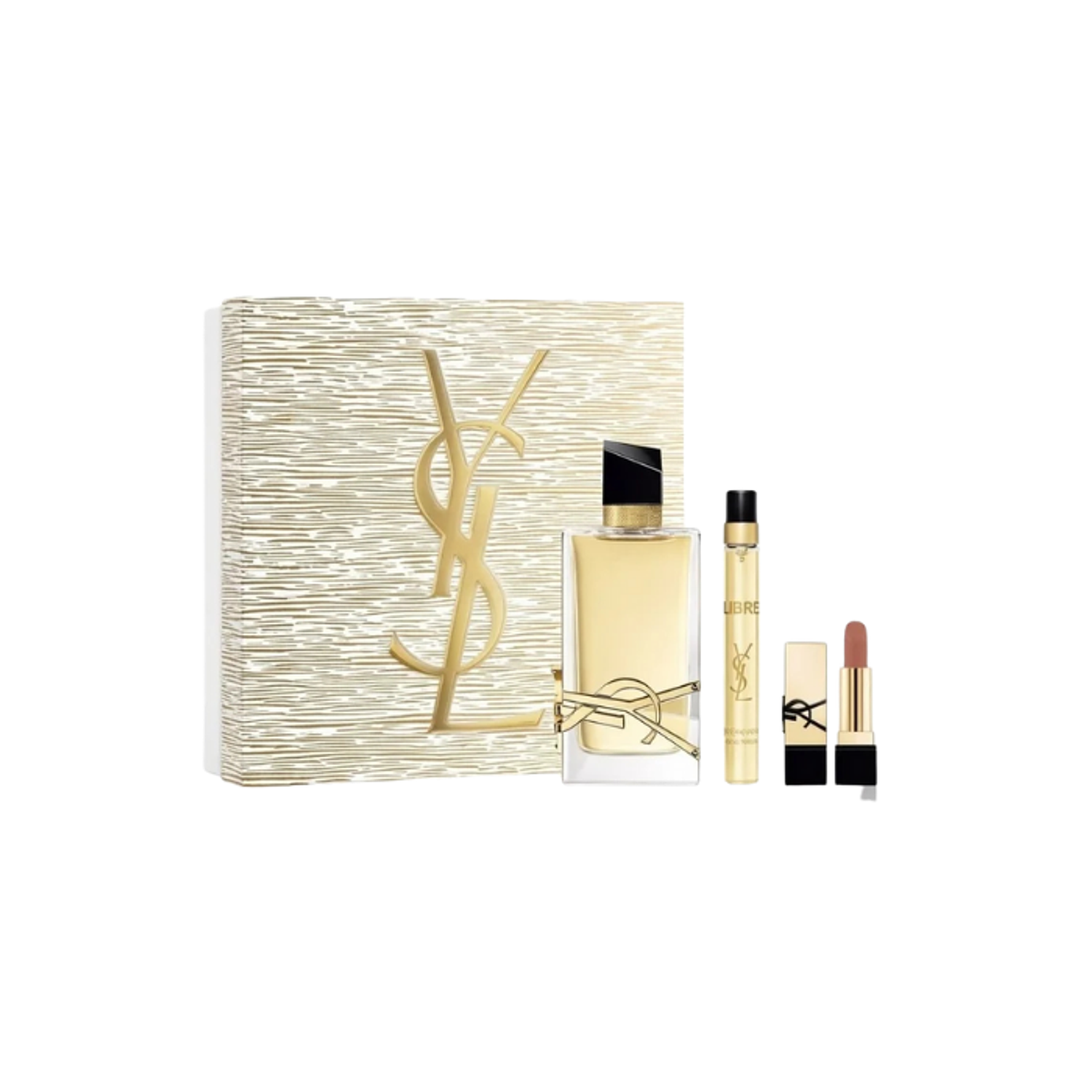PERFUME YSL LIBRE DAMA EDP 90 ML / 10 ML / LIPSTICK ESTUCHE