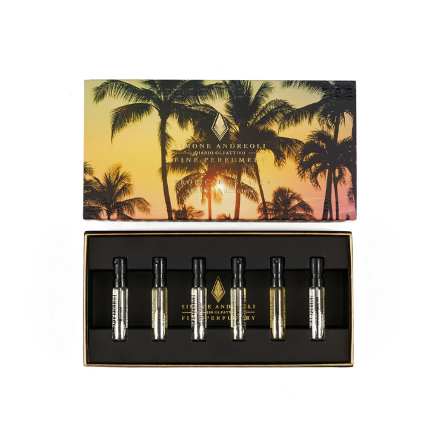 PERFUME SIMONE ANDREOLI KIT TROPICAL ESCAPES UNISEX EDP INTENSE 6 X 1,7 ML ESTUCHE  