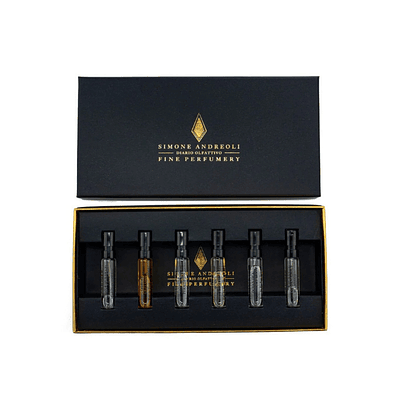 Perfume Simone Andreoli Kit The Icons Unisex Edp Intense 6 X 1,7 Ml Estuche