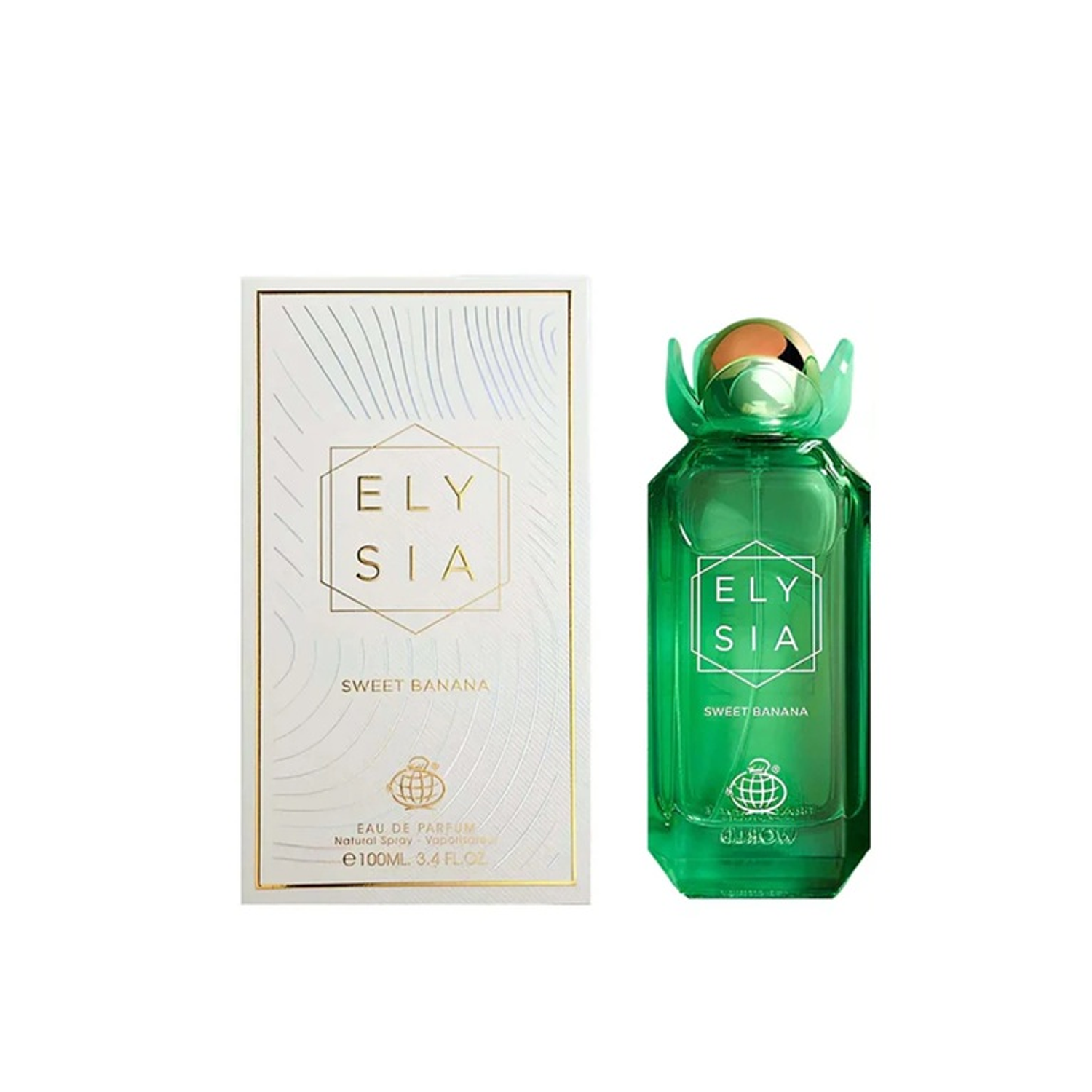 PERFUME FRAGRANCE WORLD ELYSIA SWEET BANANA UNISEX EDP 100 ML
