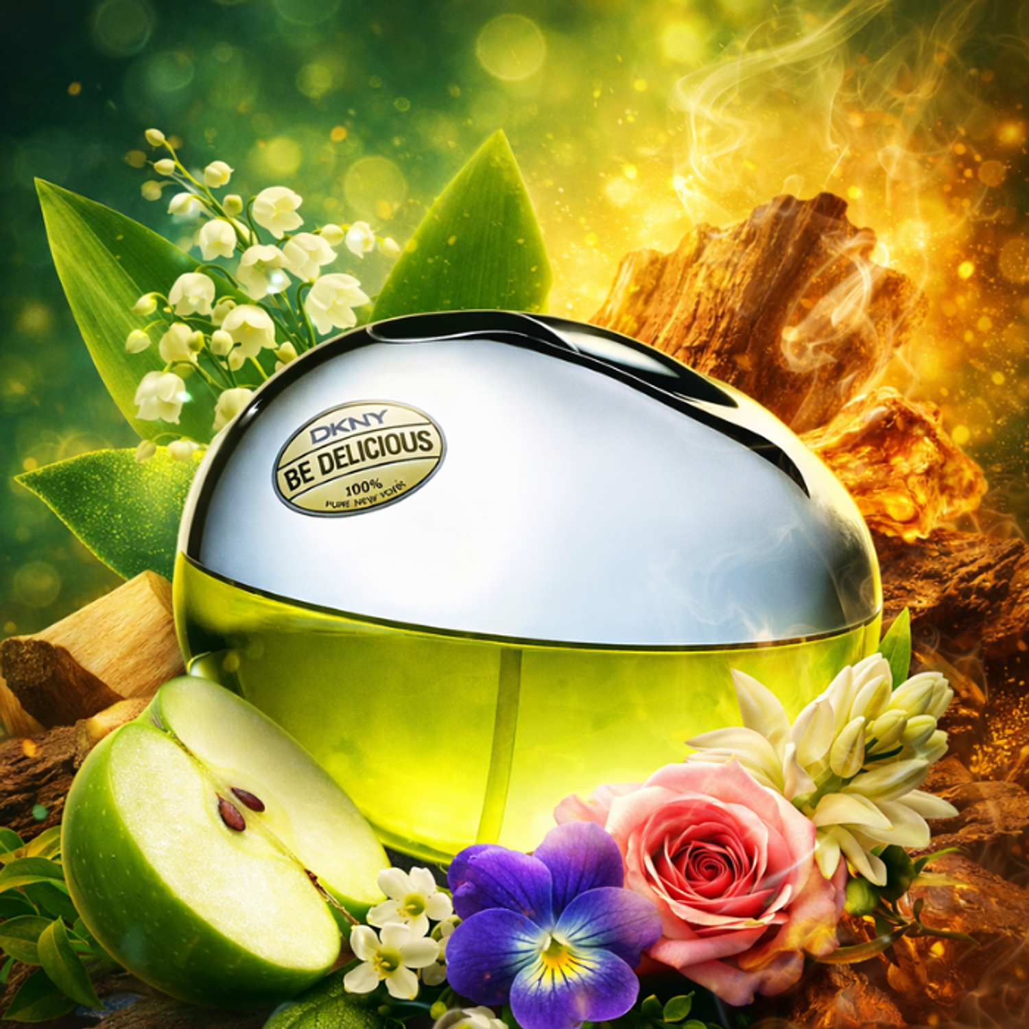 PERFUME BE DELICIOUS (VERDE) DAMA EDP 100 ML 3