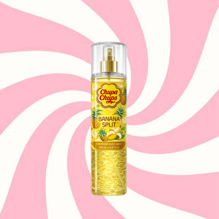 COLONIA BANANA SPLIT CHUPA CHUPS DAMA BODY MIST 250 ML