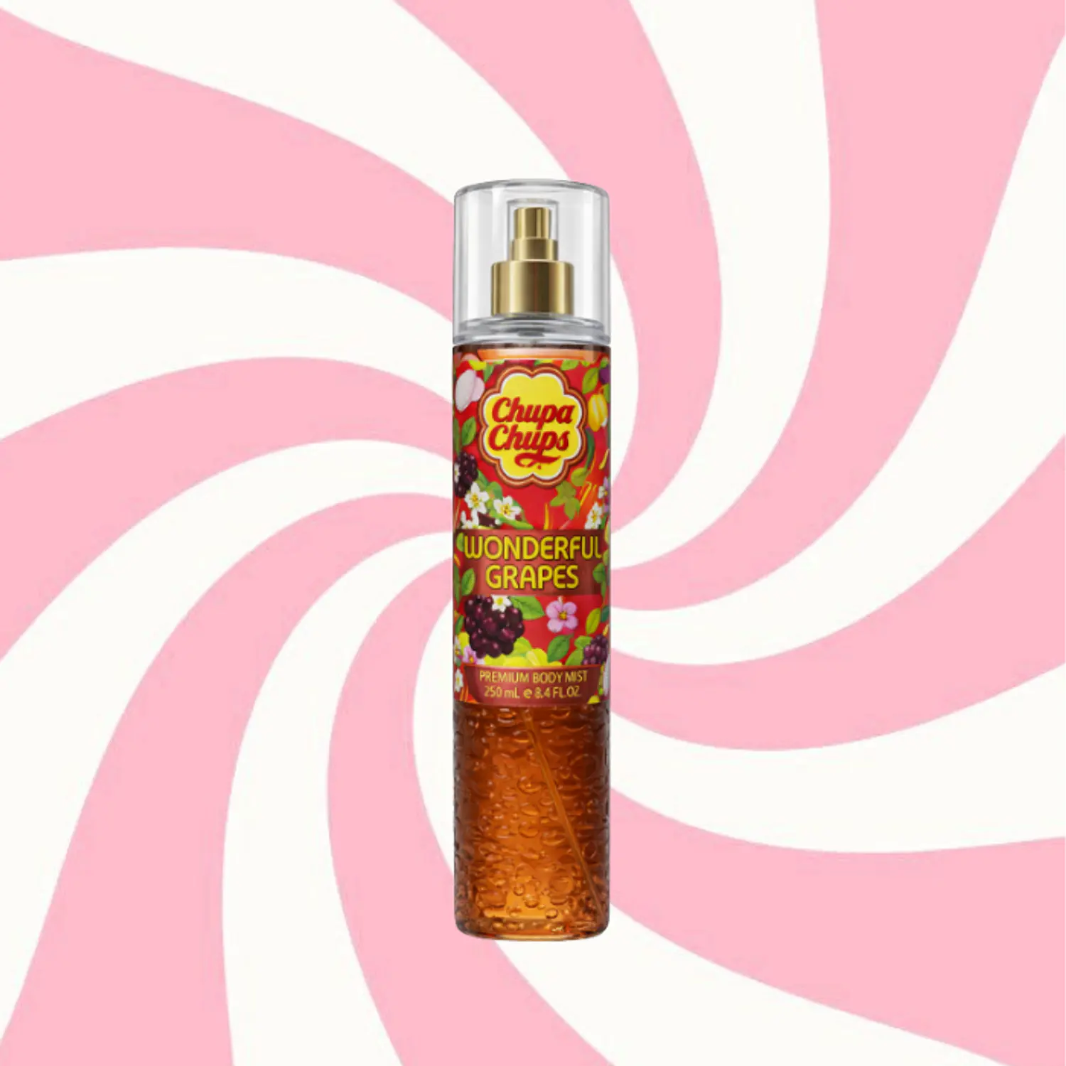 COLONIA WONDERFUL GRAPES CHUPA CHUPS DAMA BODY MIST 250 ML 1