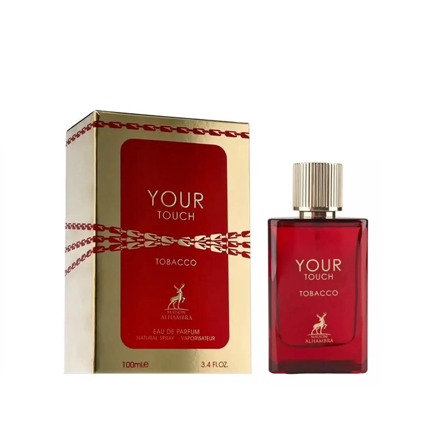 PERFUME MAISON ALHAMBRA YOUR TOUCH TABACCO HOMBRE EDP 100 ML